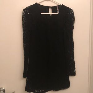 Black laced blouse